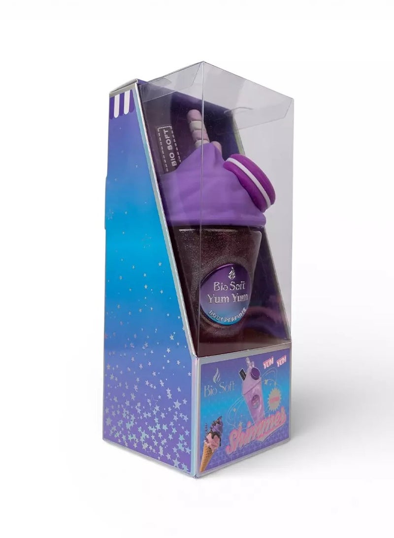 بيو سوفت يم يم عطر الجسم اللامع برائحة بلو بيري - نسائي - 200 مللي - Image 3